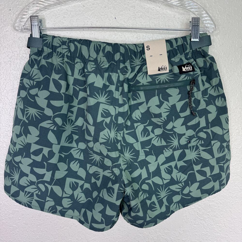 REI Trailmade Amphib Shorts Womens Small Hiking Hike Swim Sun Peak Jasper Green - Picture 2 of 10